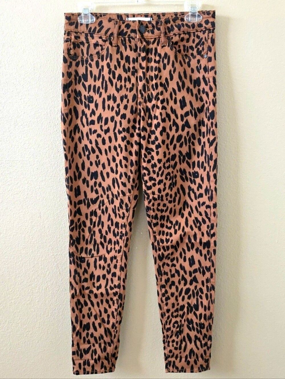 Articles of Society Womens Leopard Heather High Rise Edgerton Pants - Size 26
